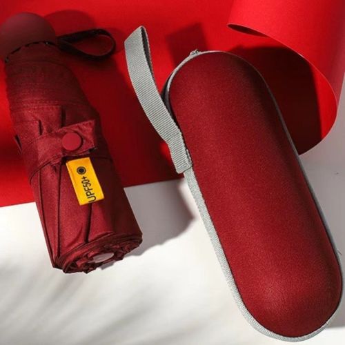 Travel Umbrella Compact Lightweight Portable Automatic Strong Waterproof Folding Umbrellas With 6 Rib Reinforced Auto Open Close UV Protection For Sun
